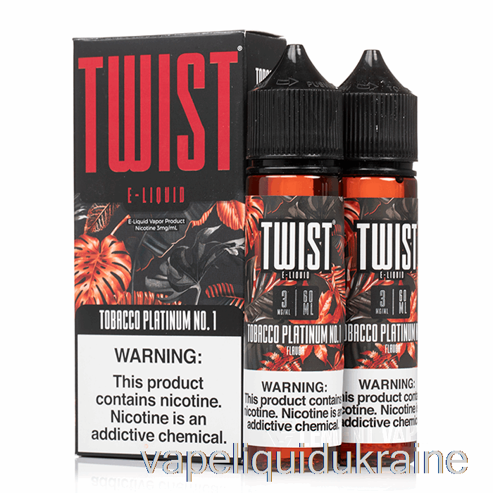 Vape Liquid Ukraine Tobacco Platinum No. 1 - Twist E-Liquid - 120mL 18mg